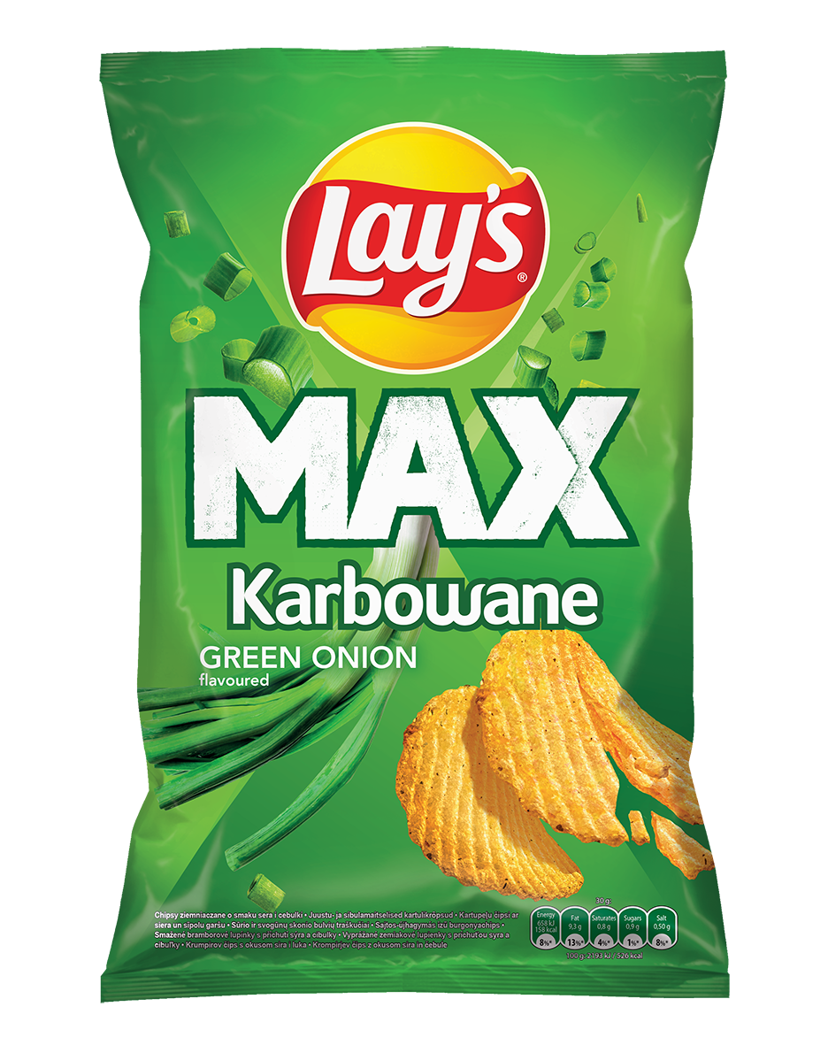 Lay’s Max Karbowane Zielona Cebulka