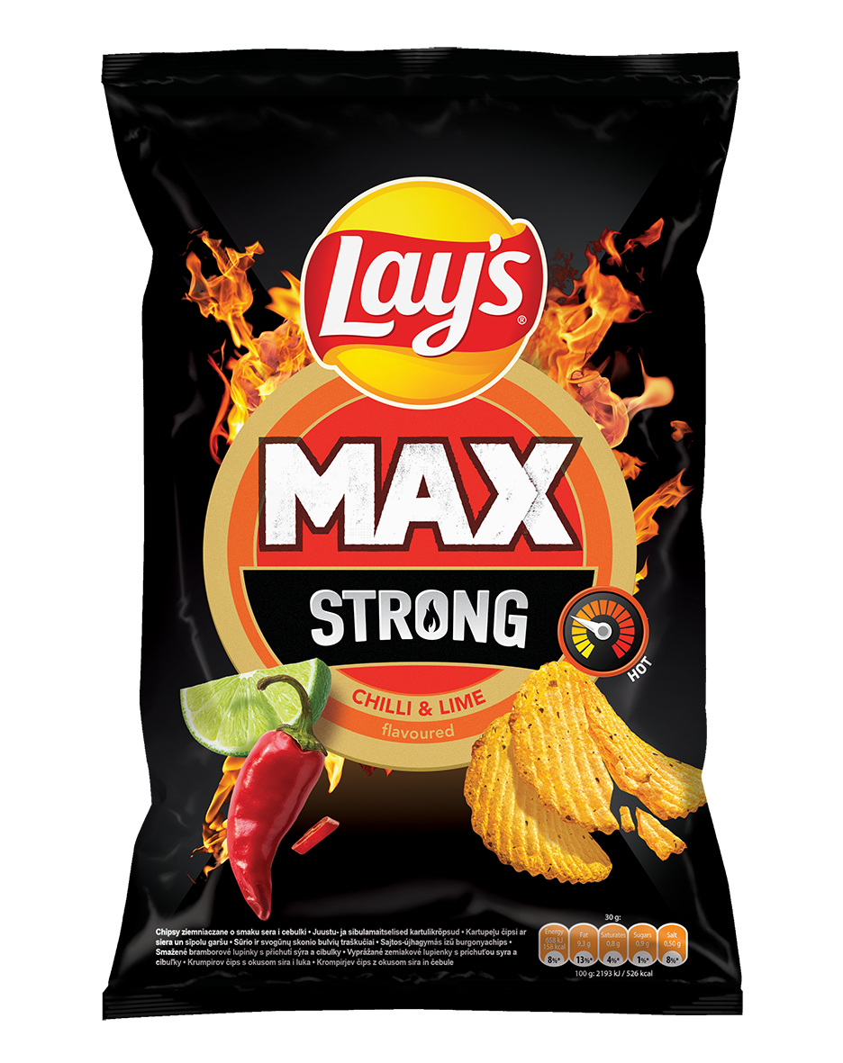 Lay's Max Strong Chilli & Lime