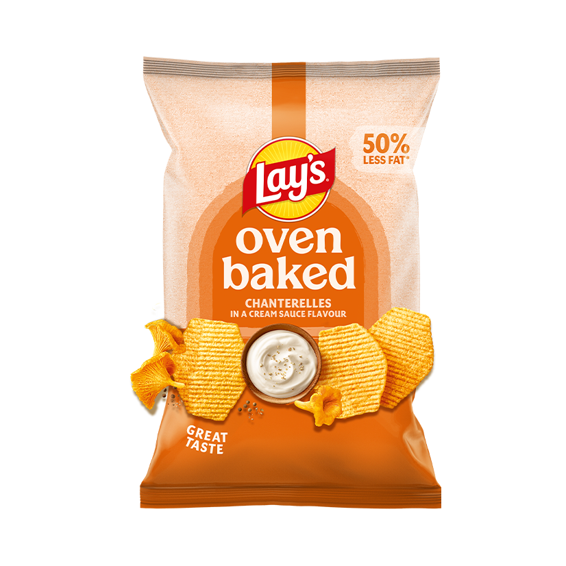 Lay's Oven Baked Chanterelles in a Cream Sauce
