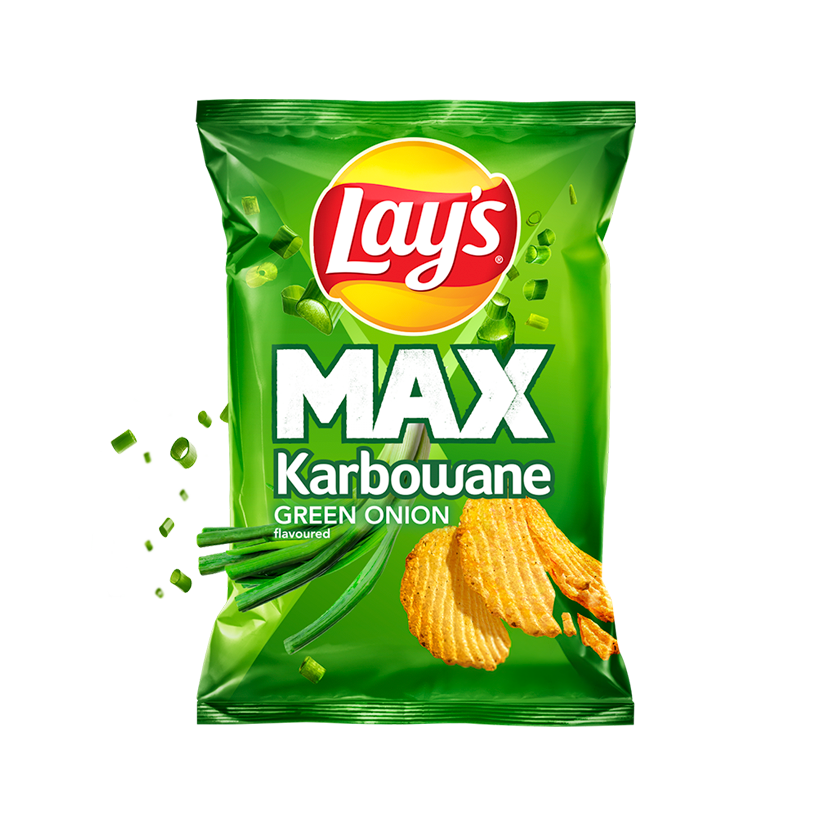 Lay’s Max Karbowane Zielona Cebulka