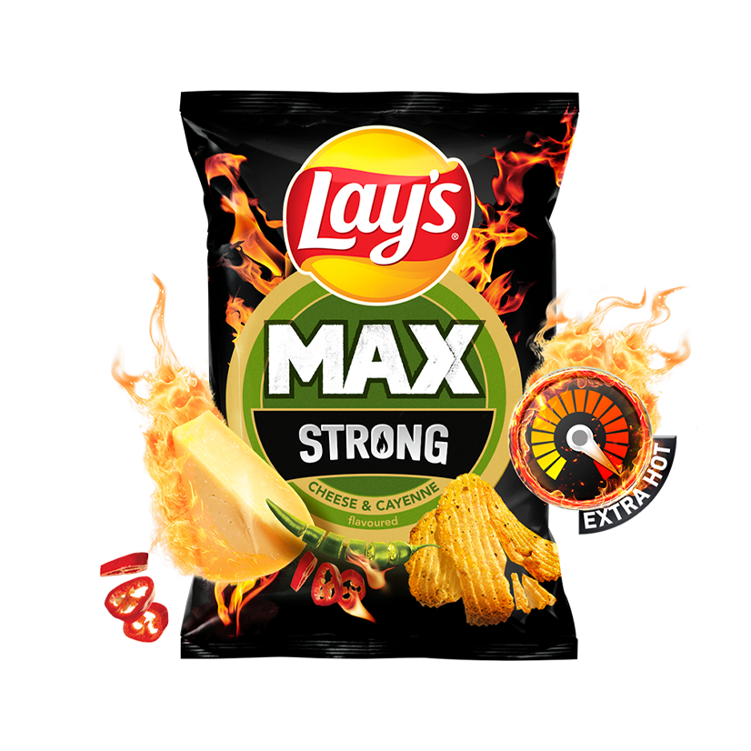 Lay’s Max Strong Cheese & Cayenne