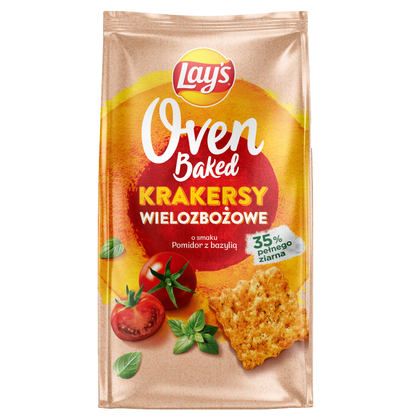 Lay's Oven Baked Krakersy Pomidor z Bazylią