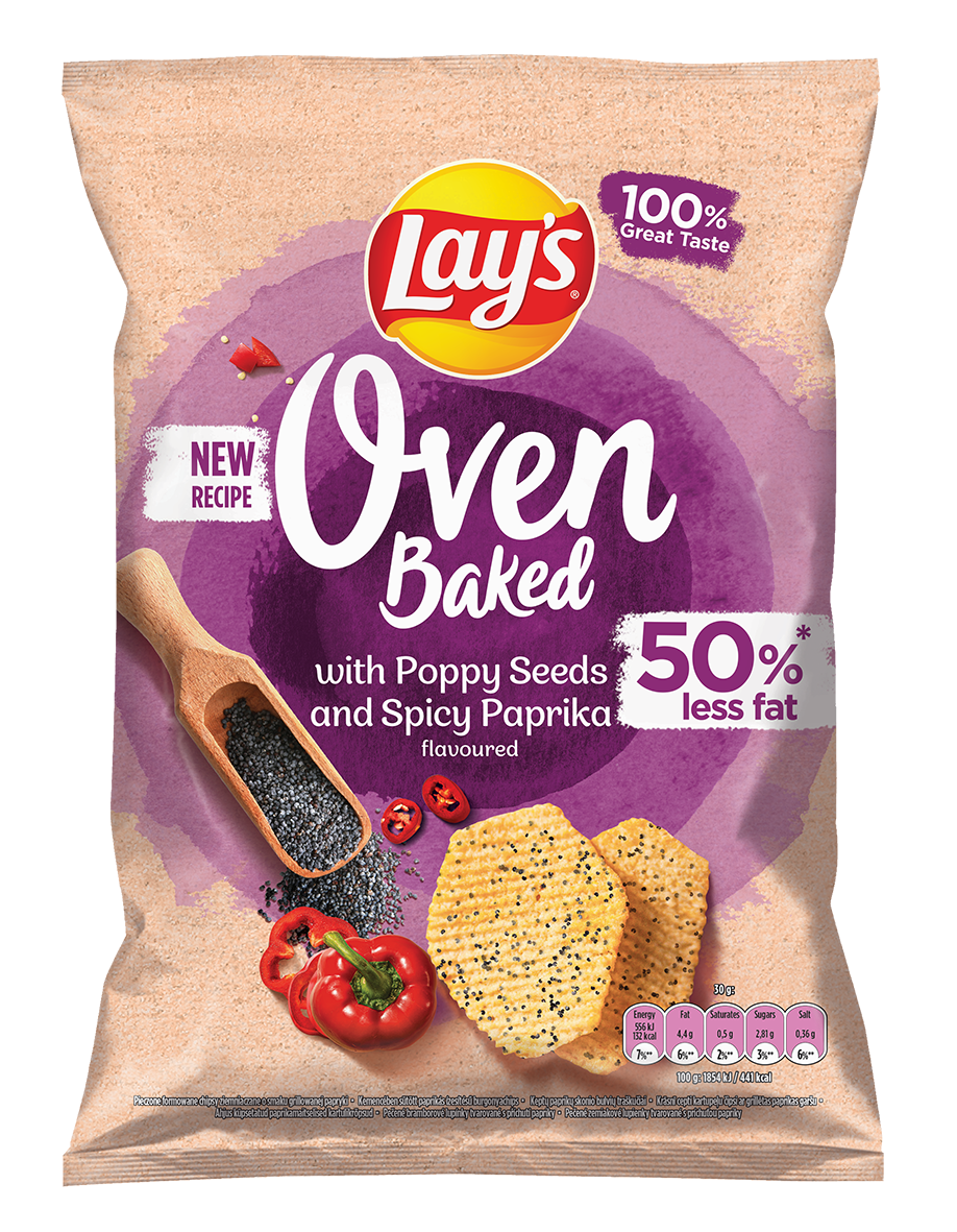 Lay's Oven Baked with Poppy Seeds and Spicy Paprika