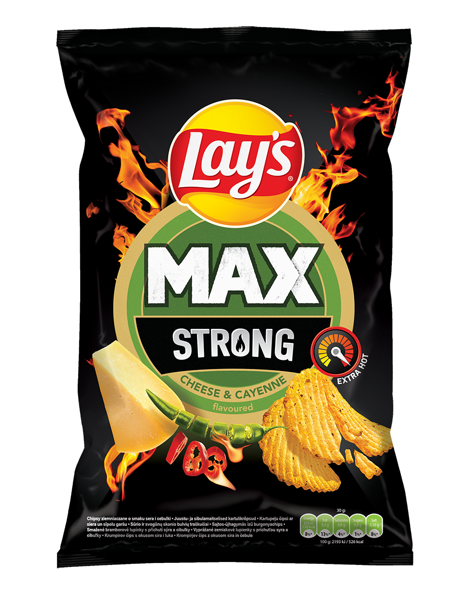 Lay’s Max Strong Cheese & Cayenne